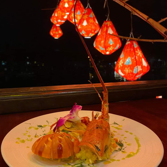 Cù Lao Cham Lobster with Mỳ Quảng Pesto   