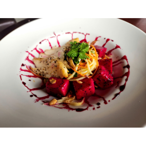 Dragon fruit salad   
